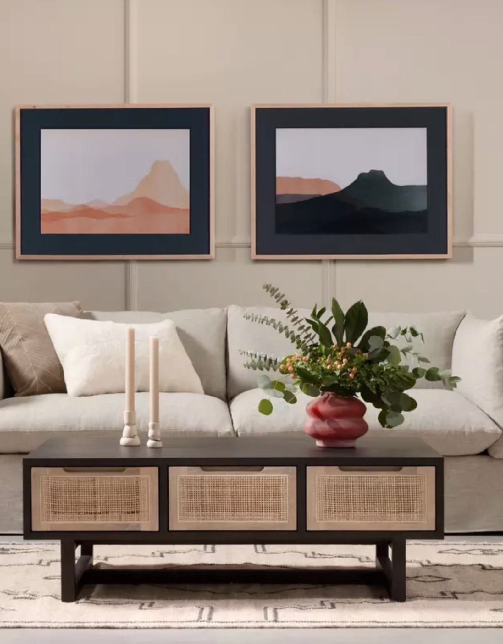 Habitat Sofa in Valley Nimbus-90"