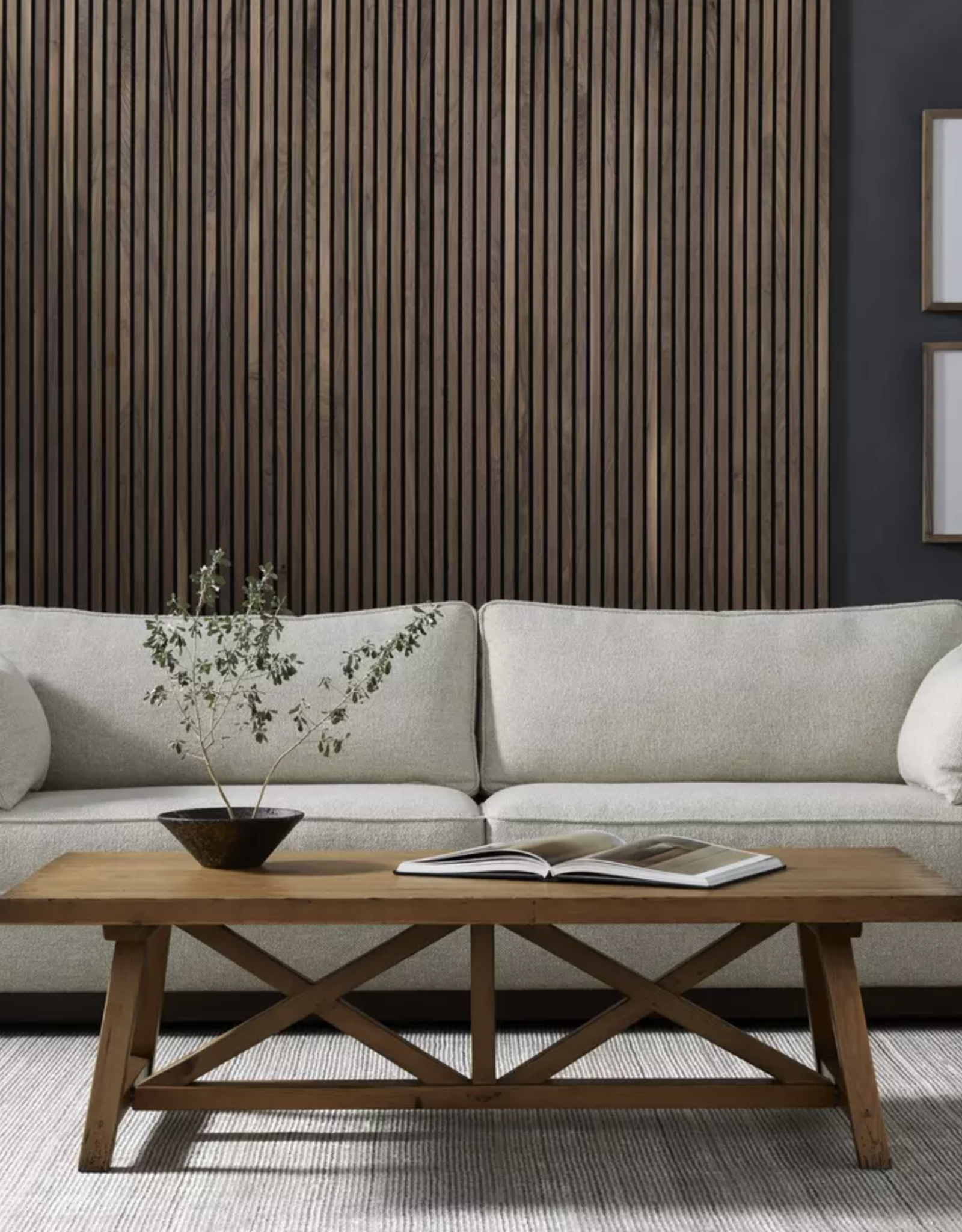 Lawrence Sofa in Nova Taupe - 108"