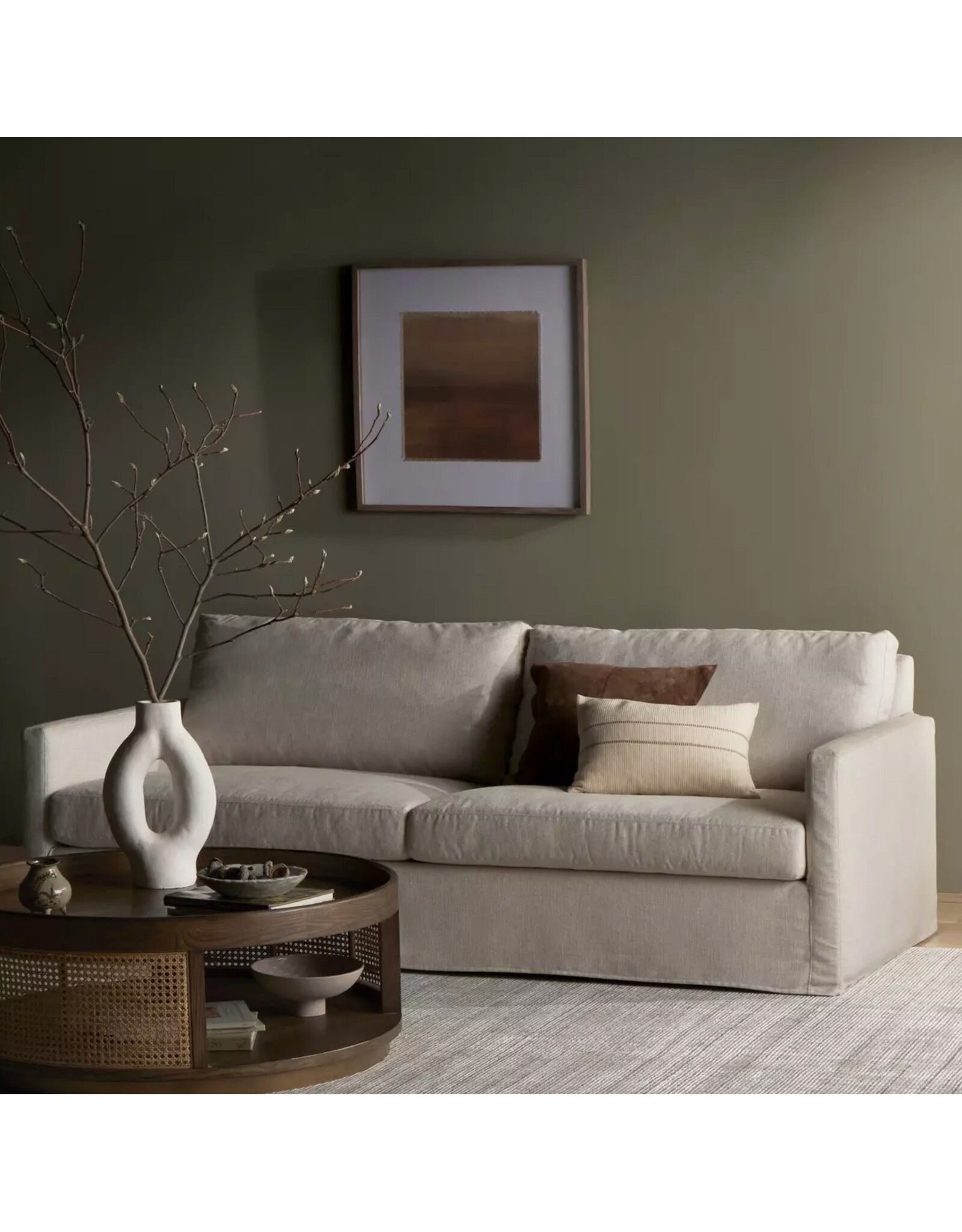 Maddox Slipcover Sofa-93"