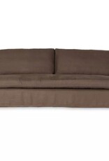 Monette Slipcover Sofa in Brussels Coffee