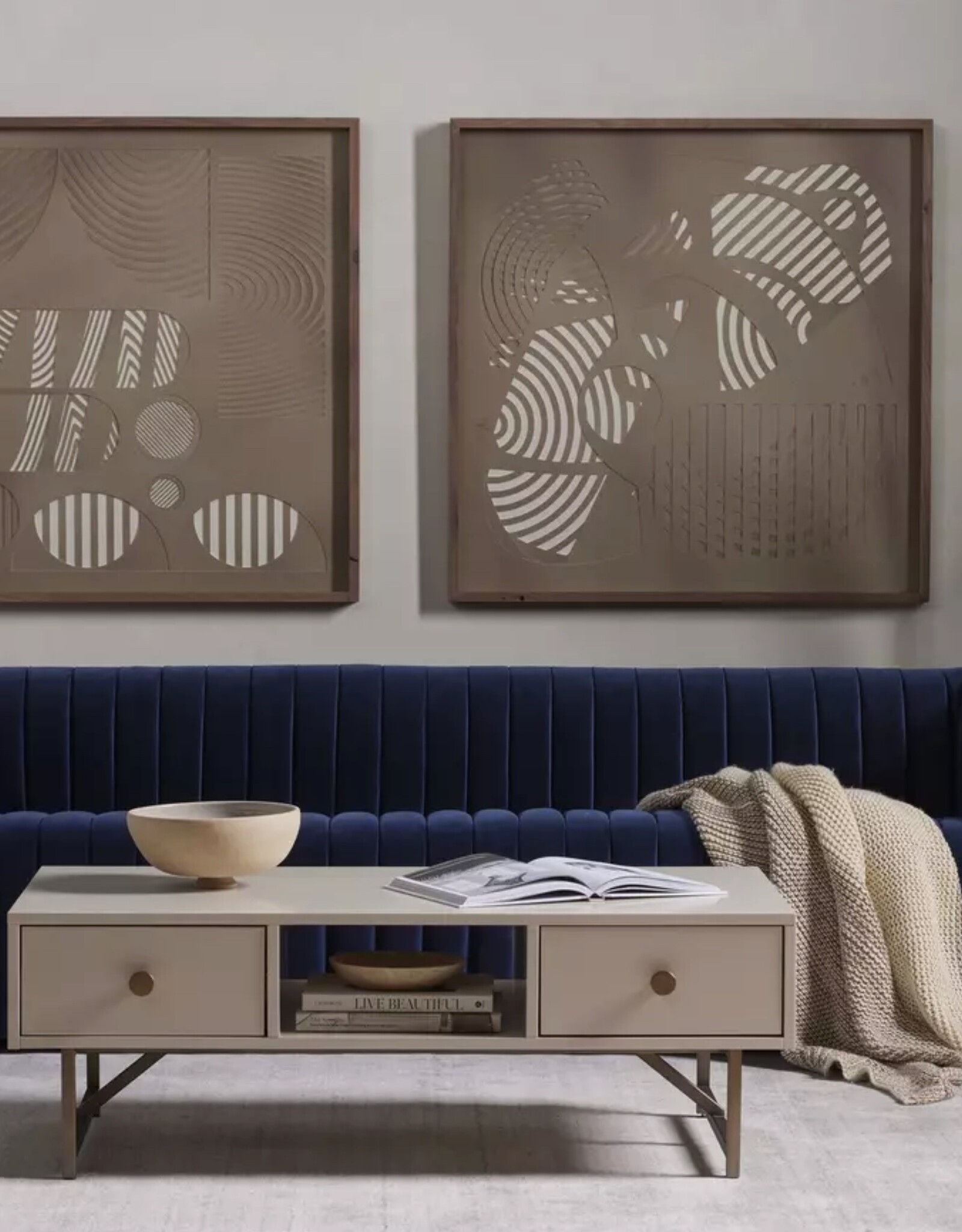 Augustine Sofa in Sapphire Navy-97"