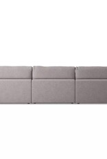 Bloor 3pc Sofa w/ Ottoman in Chess Pewter