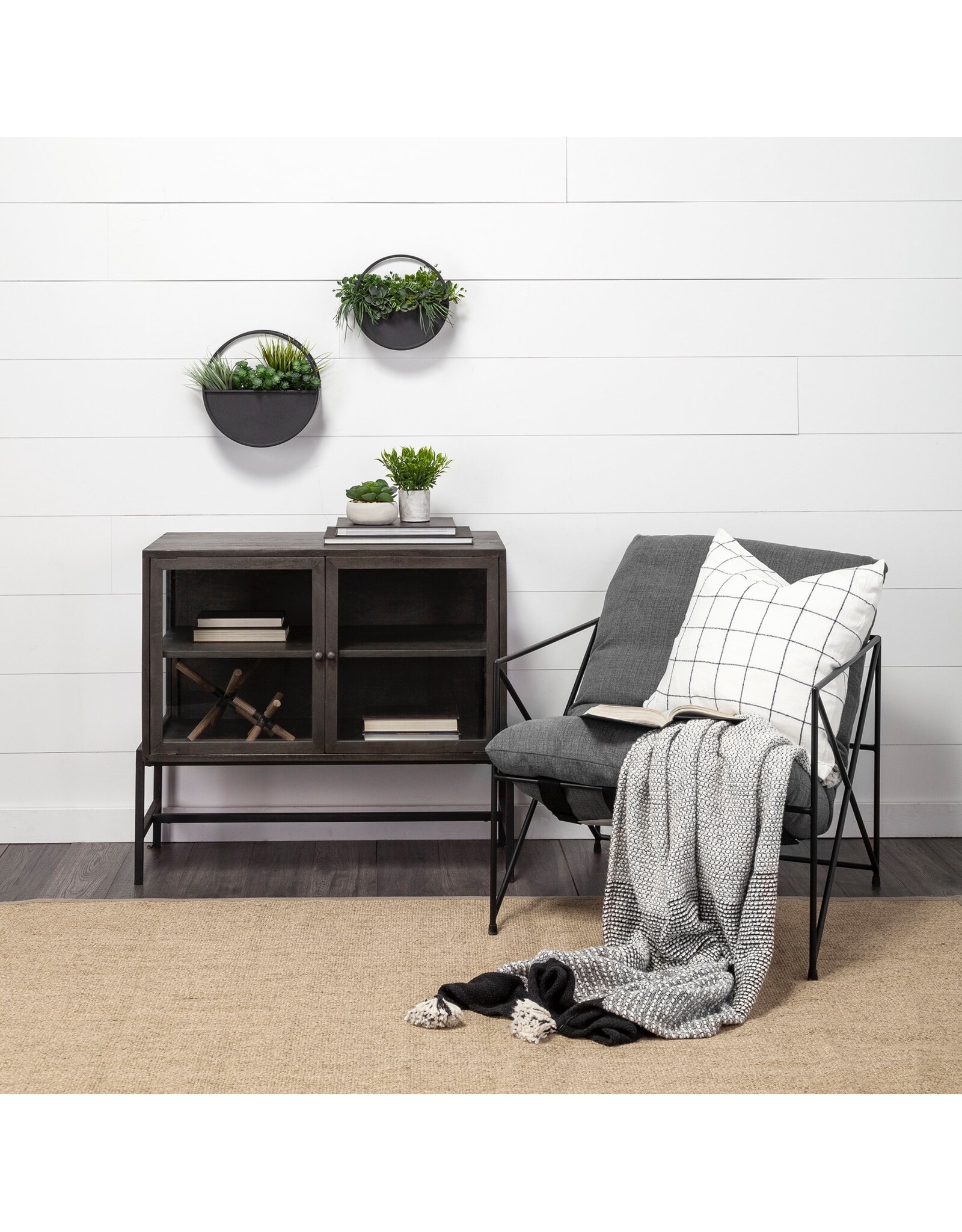 Leonidas Accent Chair, Grey