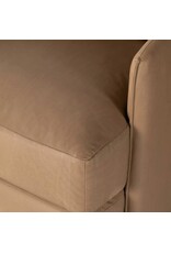 Whittaker Swivel Chair in Nantucket Taupe Leather