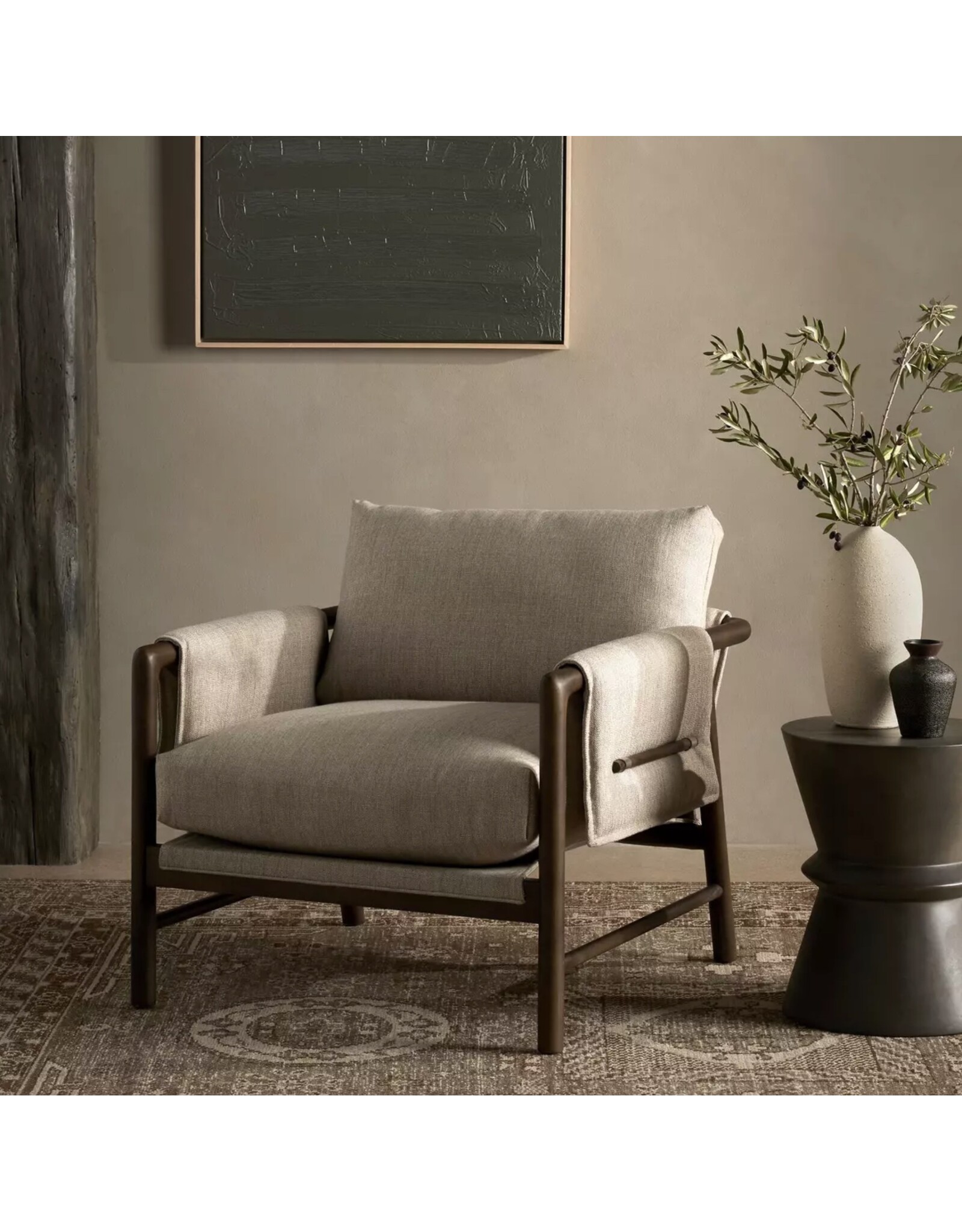 Harrison Chair in Alcala Wheat