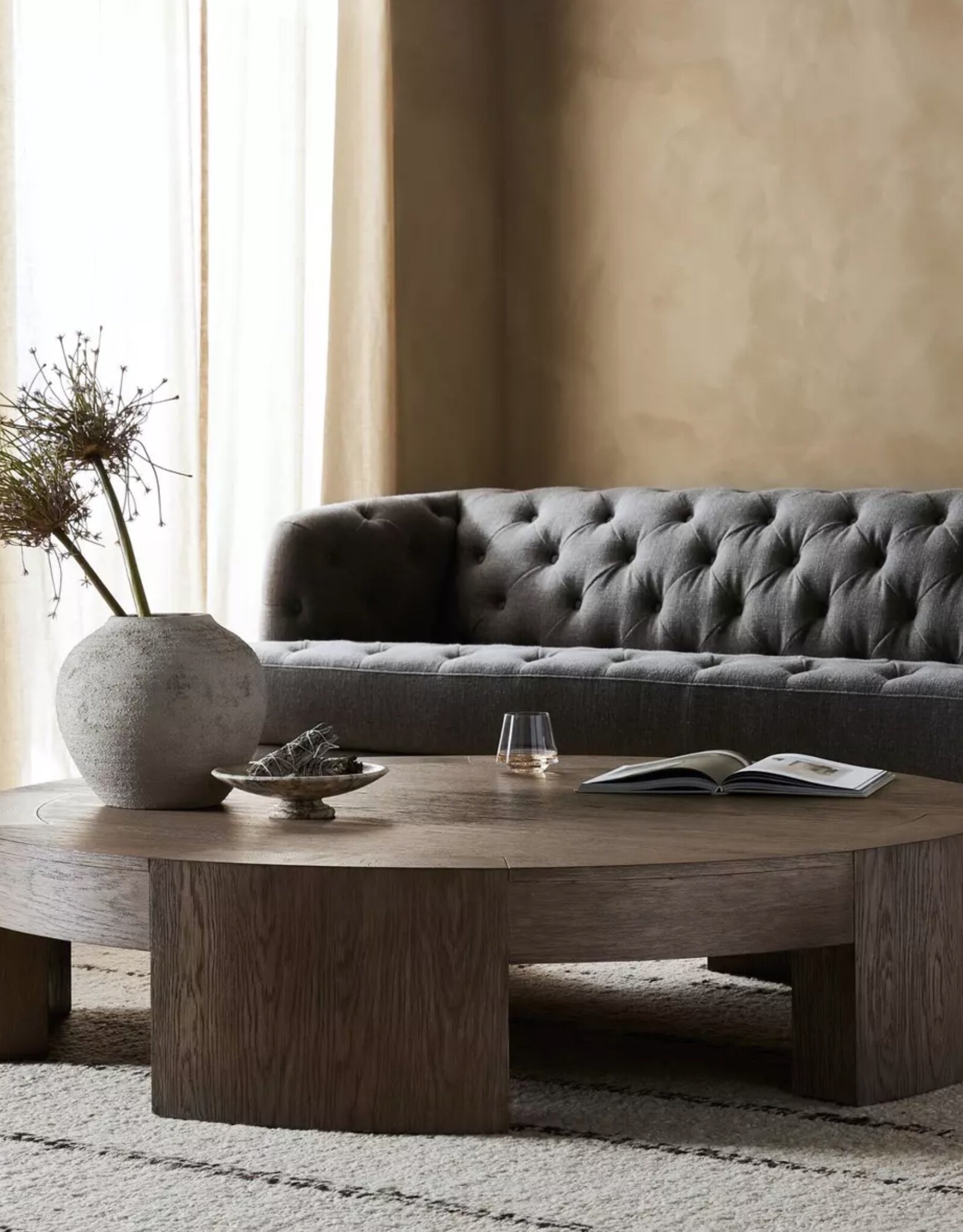 Sheffield Coffee Table,  Large - Warm Natural Flat Oak