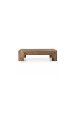 Abaso Coffee Table in Rustic Wormwood Oak