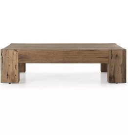 Abaso Coffee Table in Rustic Wormwood Oak