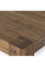 Abaso Coffee Table in Rustic Wormwood Oak