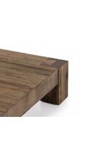 Abaso Coffee Table in Rustic Wormwood Oak