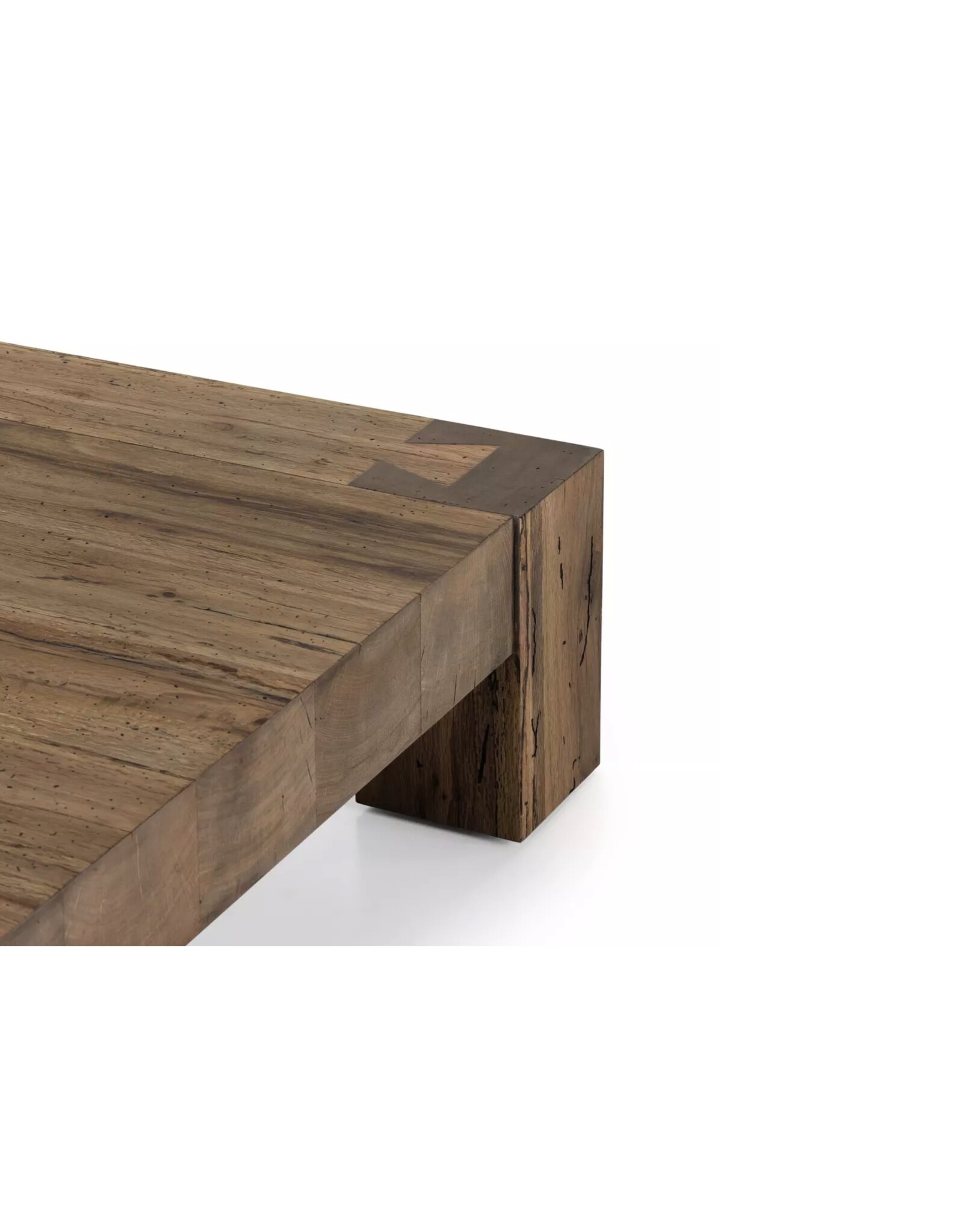 Abaso Coffee Table in Rustic Wormwood Oak