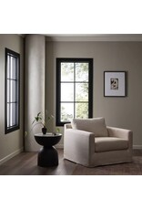 Corbett End Table in River Grey Marble
