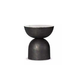 Corbett End Table in River Grey Marble