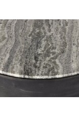 Corbett End Table in River Grey Marble