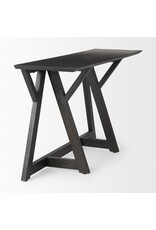 Jennings Dark Brown Wood Console Table