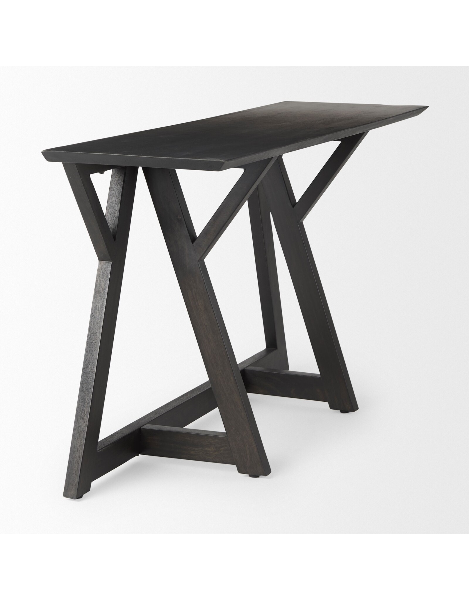 Jennings Dark Brown Wood Console Table