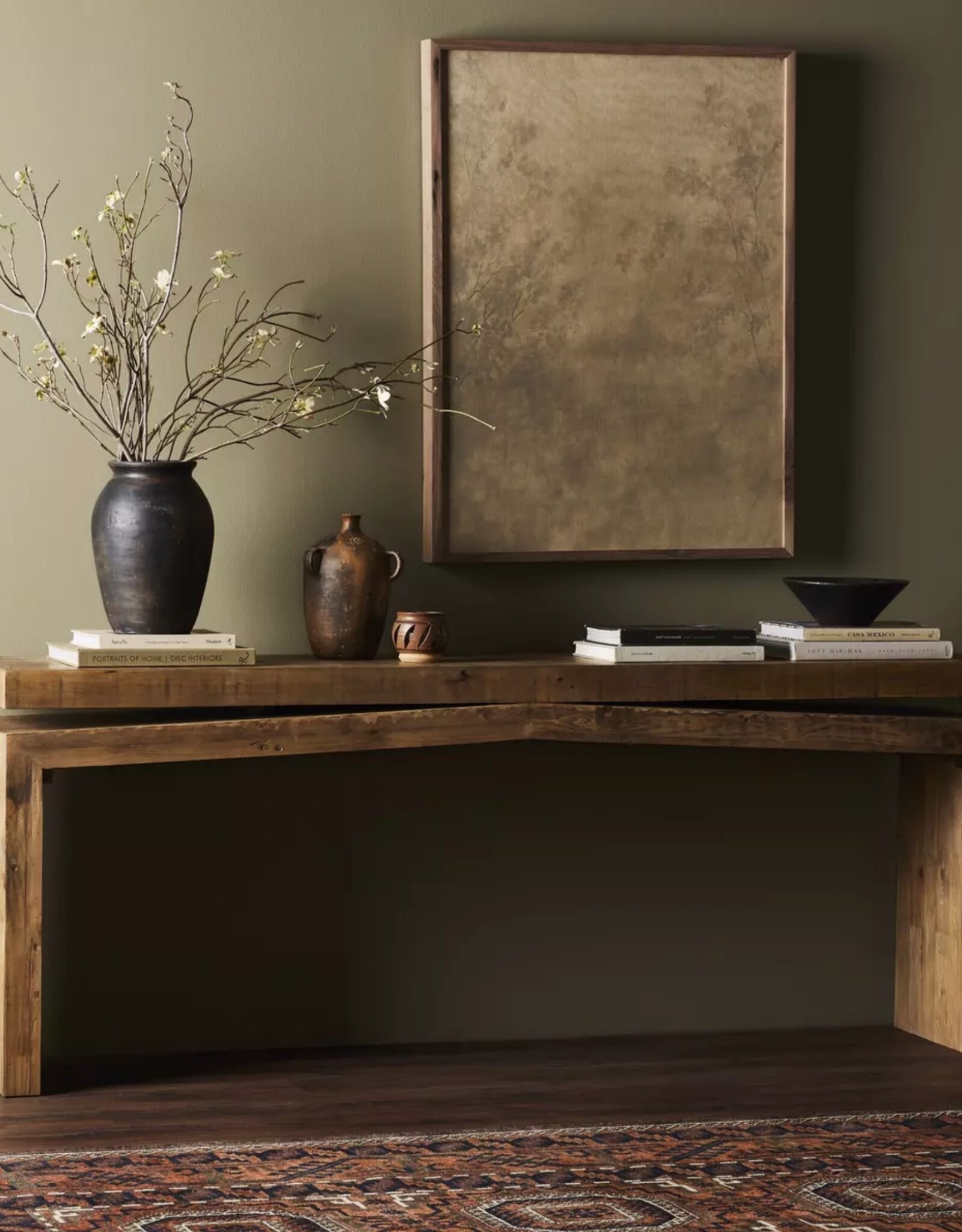 Matthes Reclaimed Pine Console Table, Sierra Rustic Natural