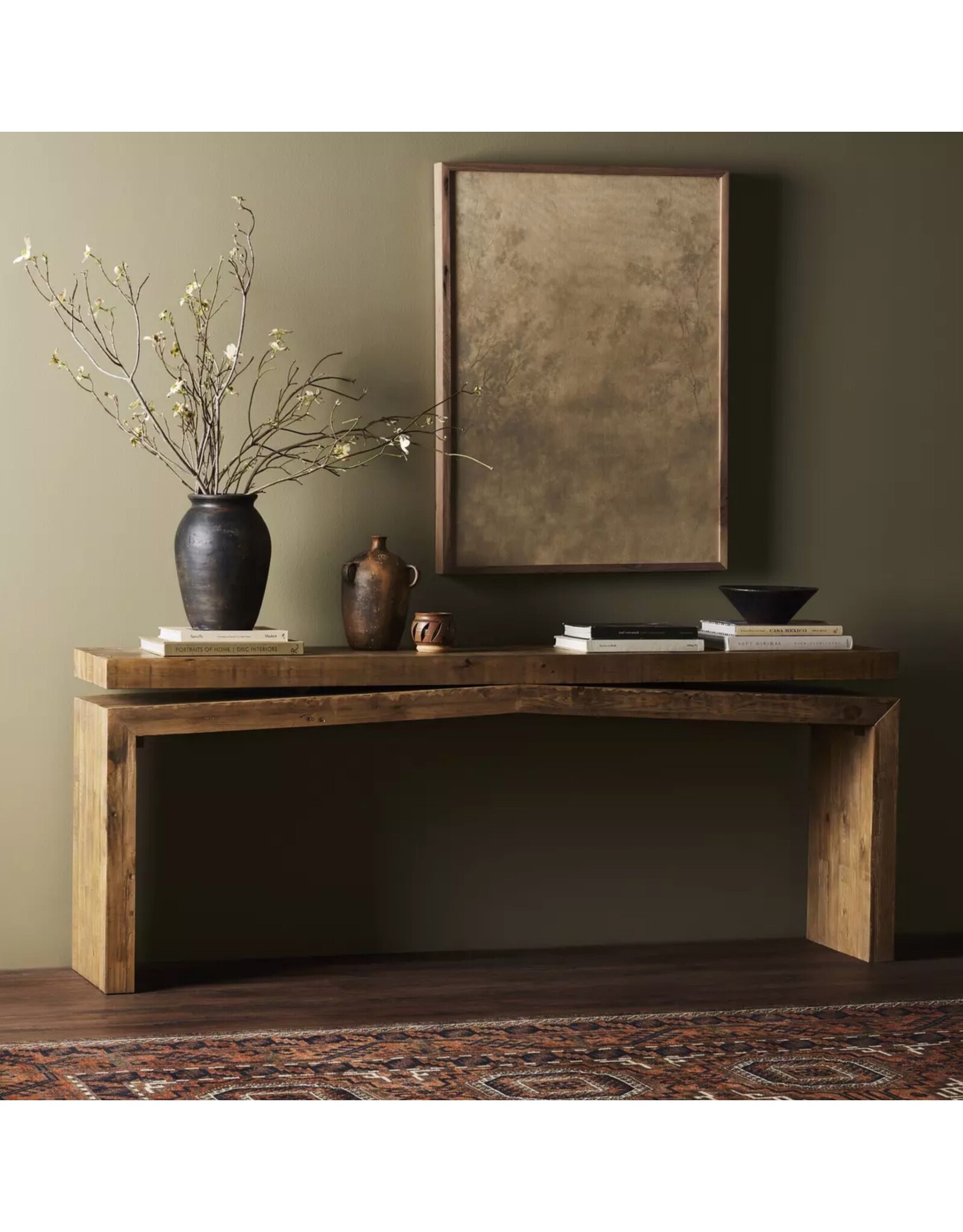 Matthes Reclaimed Pine 79" Console Table, Sierra Rustic Natural