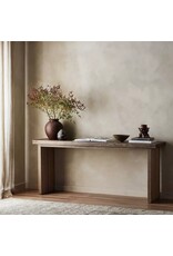 Warby Console Table, Worn Oak Veneer