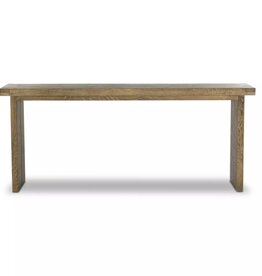 Warby Console Table, Worn Oak Veneer
