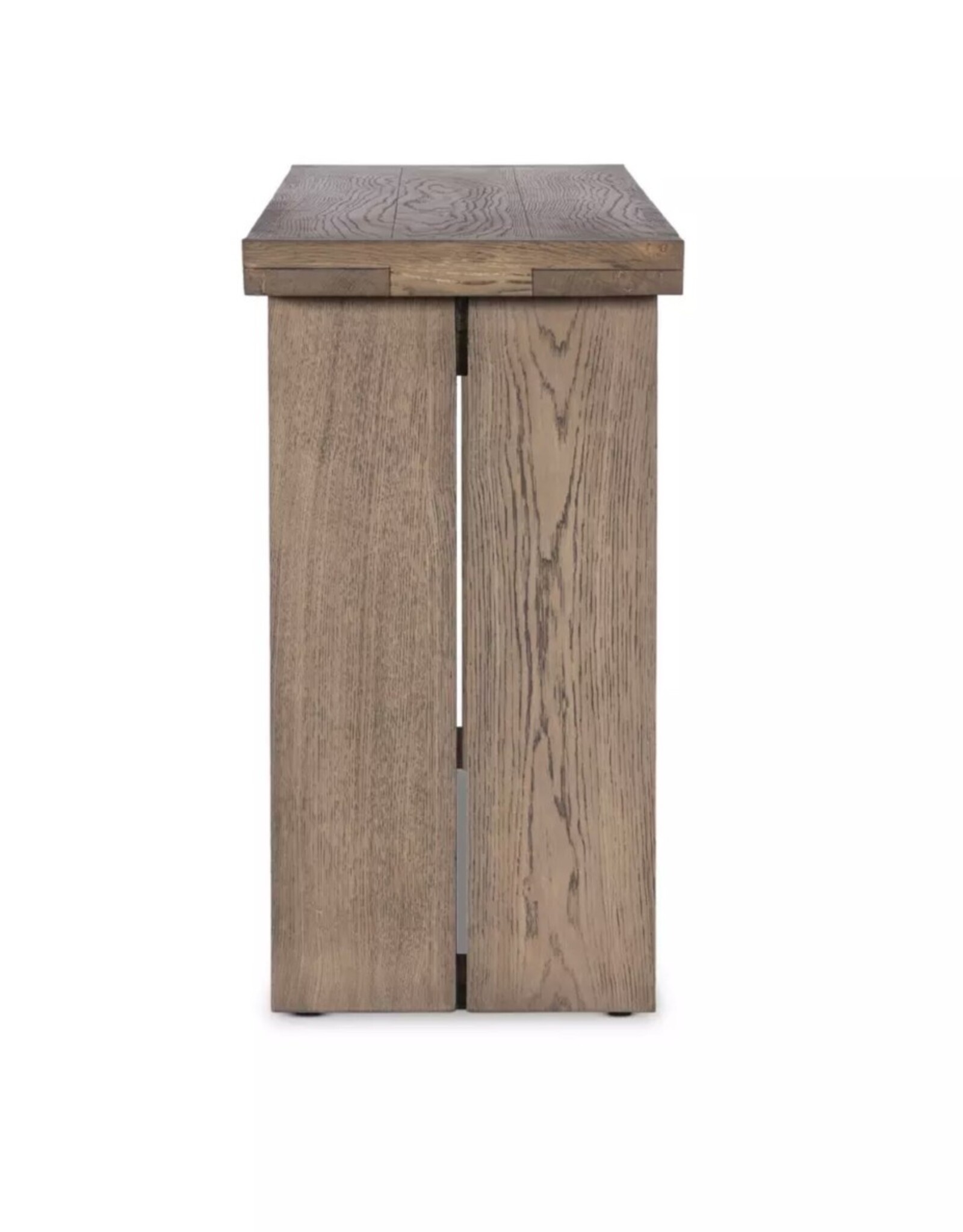 Warby Console Table, Worn Oak Veneer