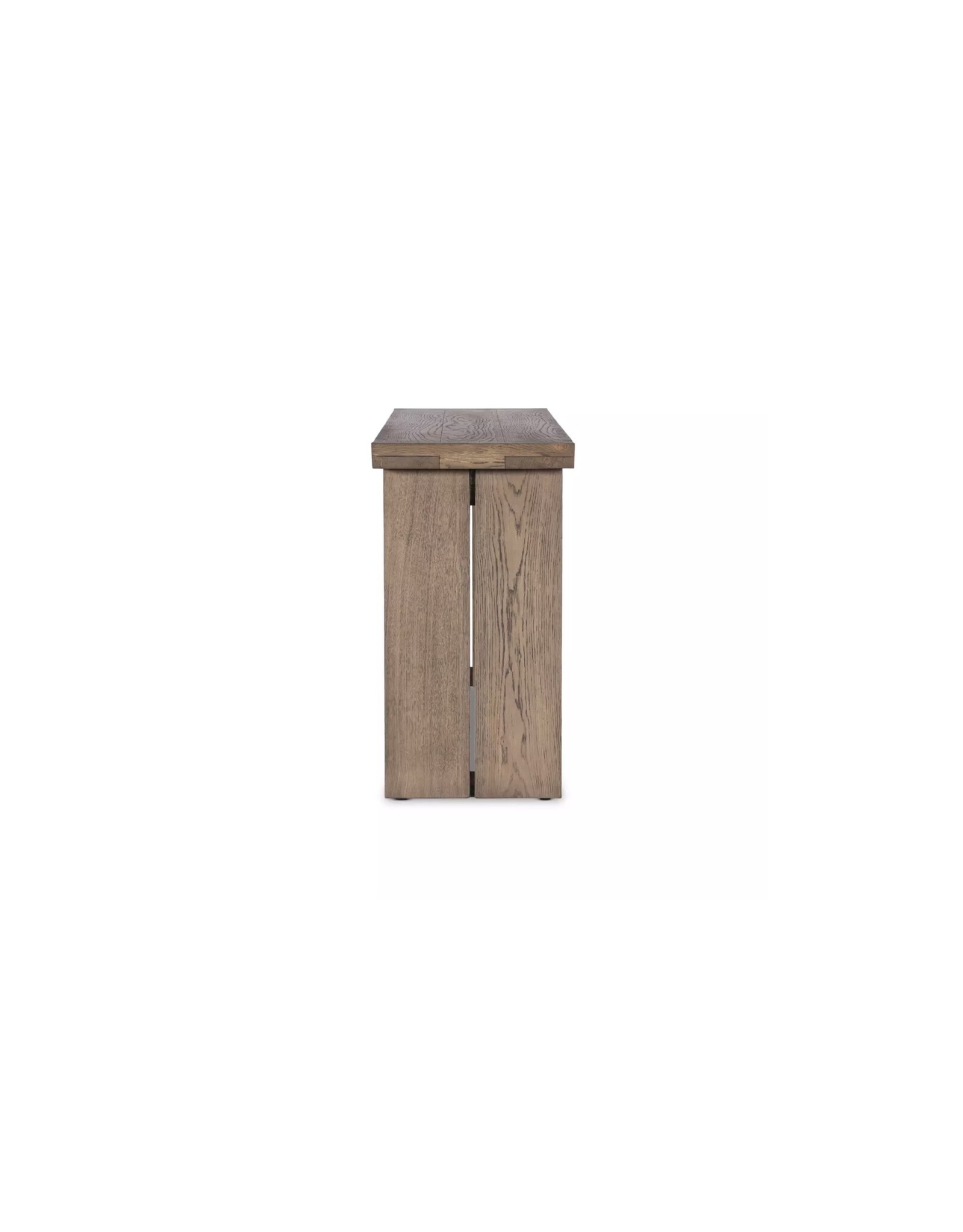 Warby Console Table, Worn Oak Veneer