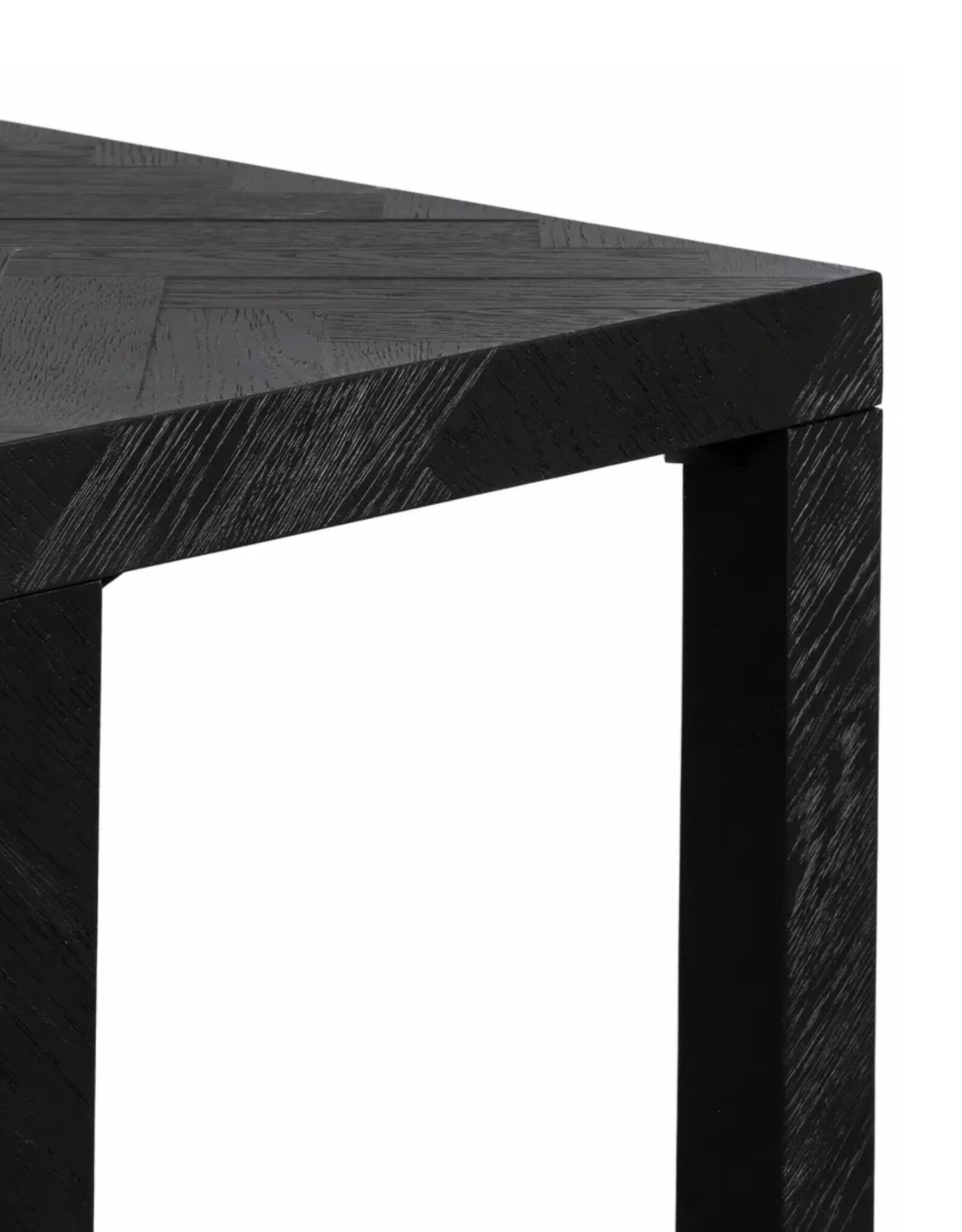 Lamar Console Table Drifted Matte Black