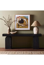 Keane Console Table in Black Elm