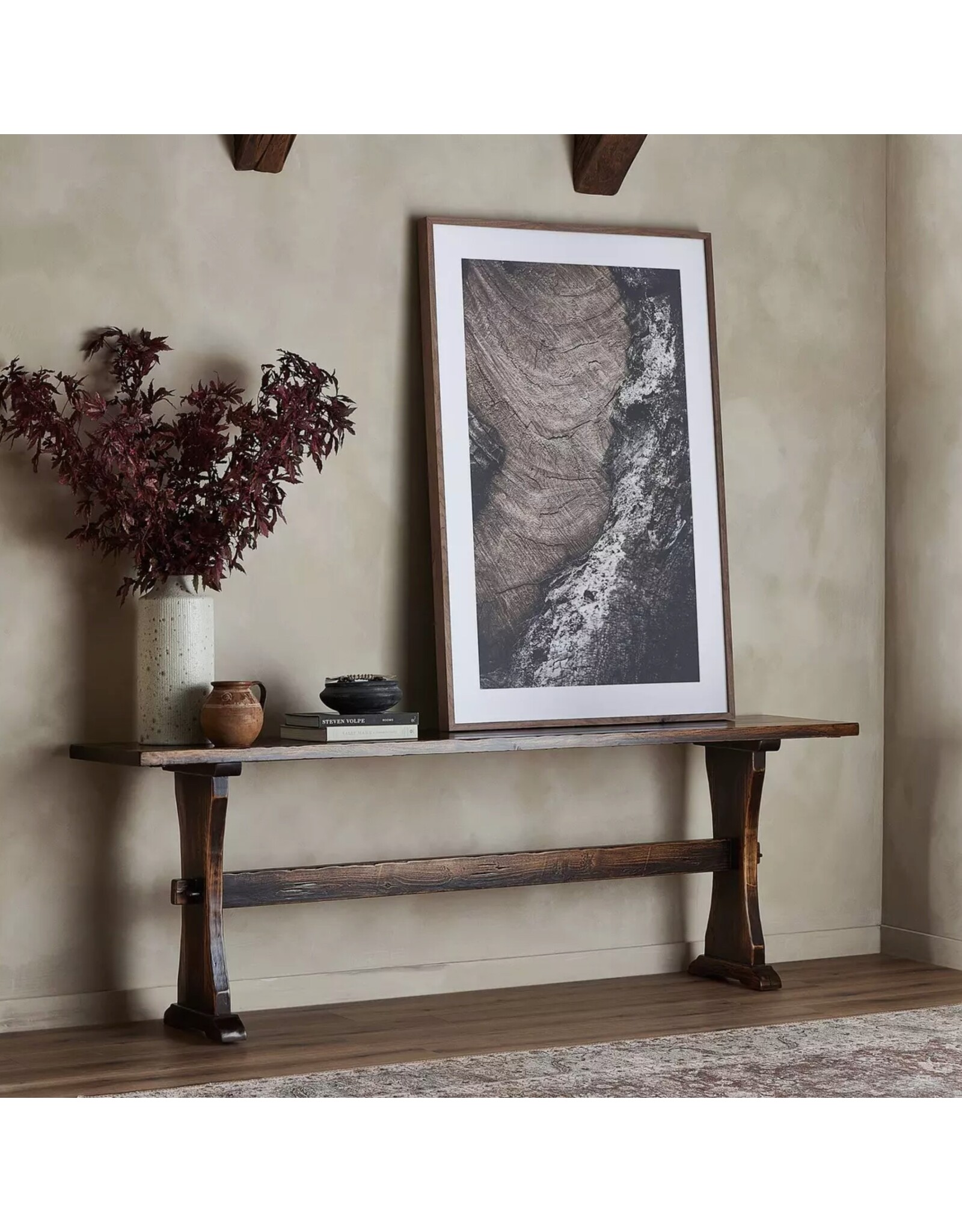 Trestle Console Table