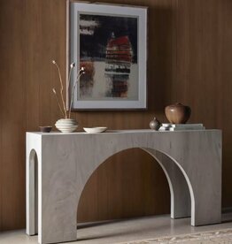 Fausto Console Table in Bleached Guanacaste