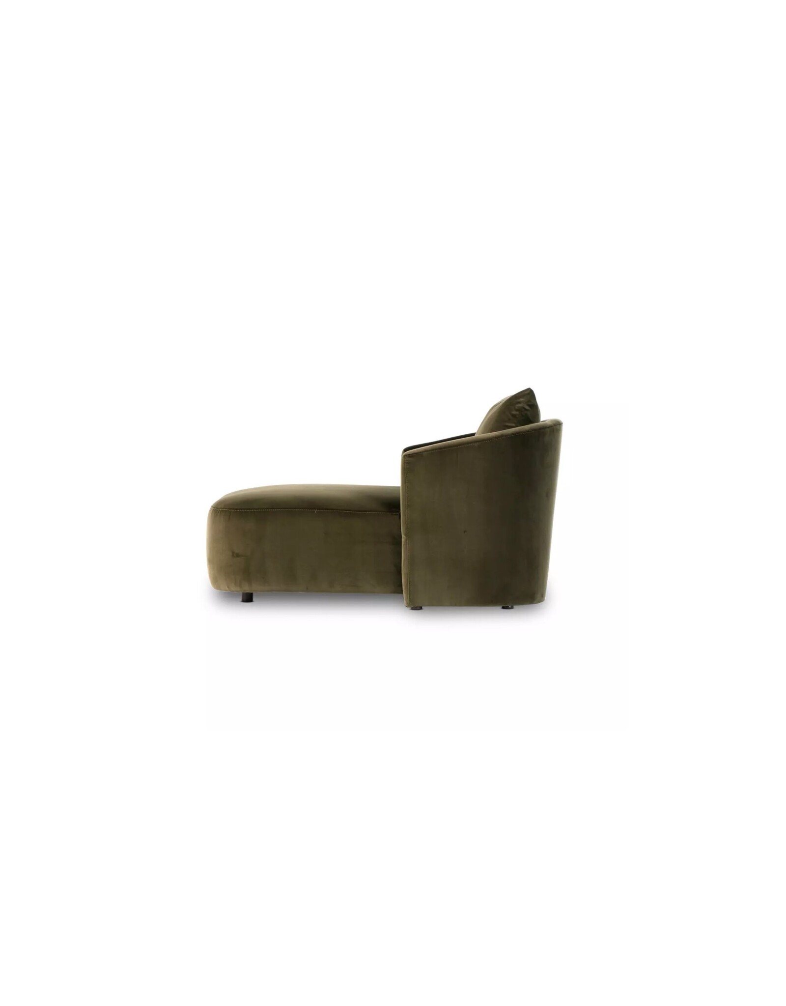Farrah Chaise Lounge in Surrey Olive