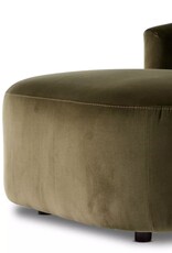 Farrah Chaise Lounge in Surrey Olive