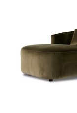 Farrah Chaise Lounge in Surrey Olive