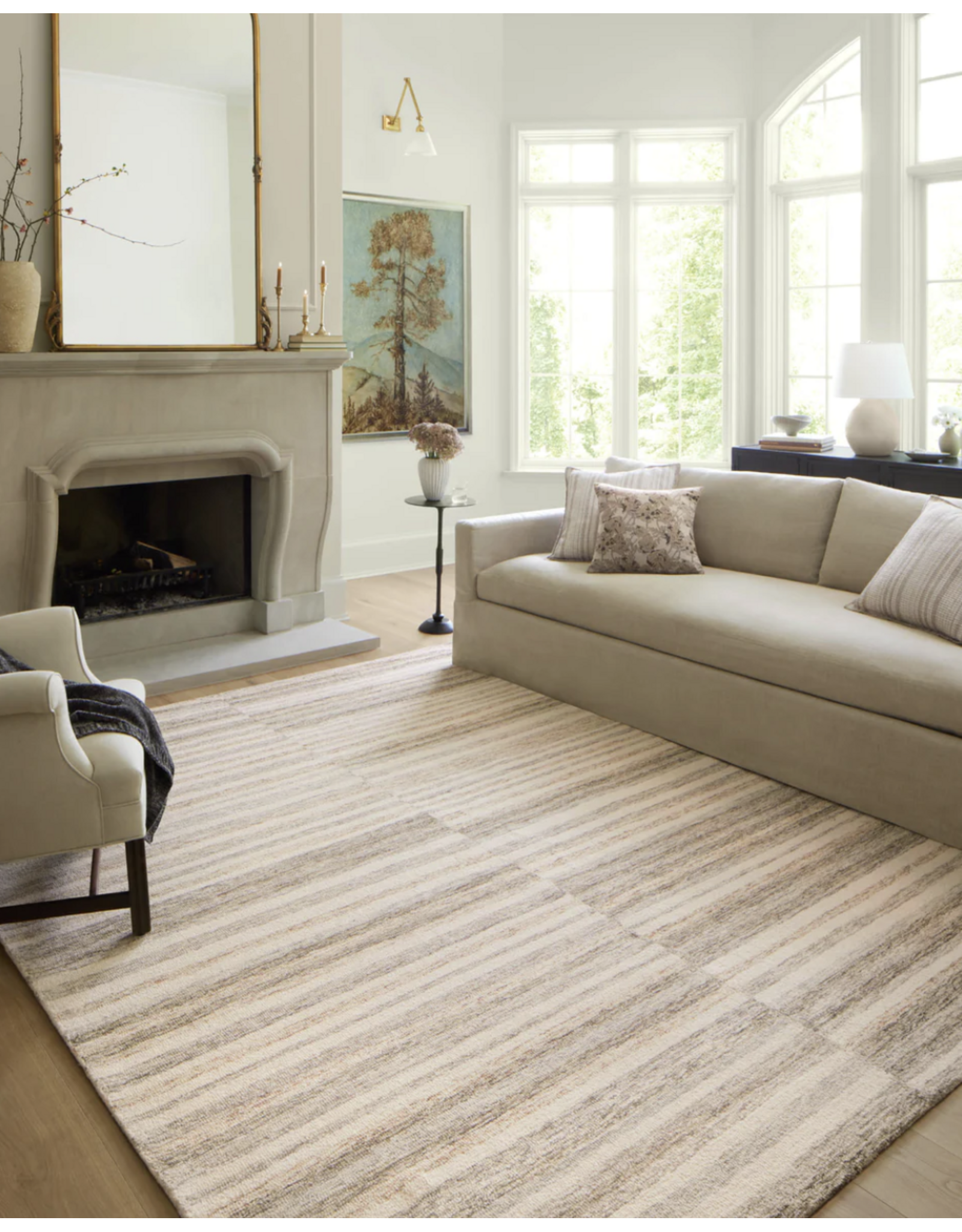 Chris Loves Julia x Loloi Chris Rug CHR-03 Ivory / Clay