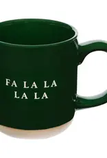 Fa La La Stoneware Coffee Mug