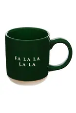 Fa La La Stoneware Coffee Mug