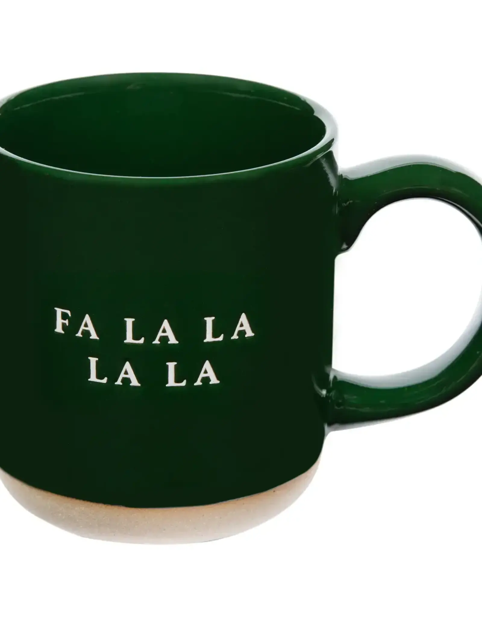 Fa La La Stoneware Coffee Mug