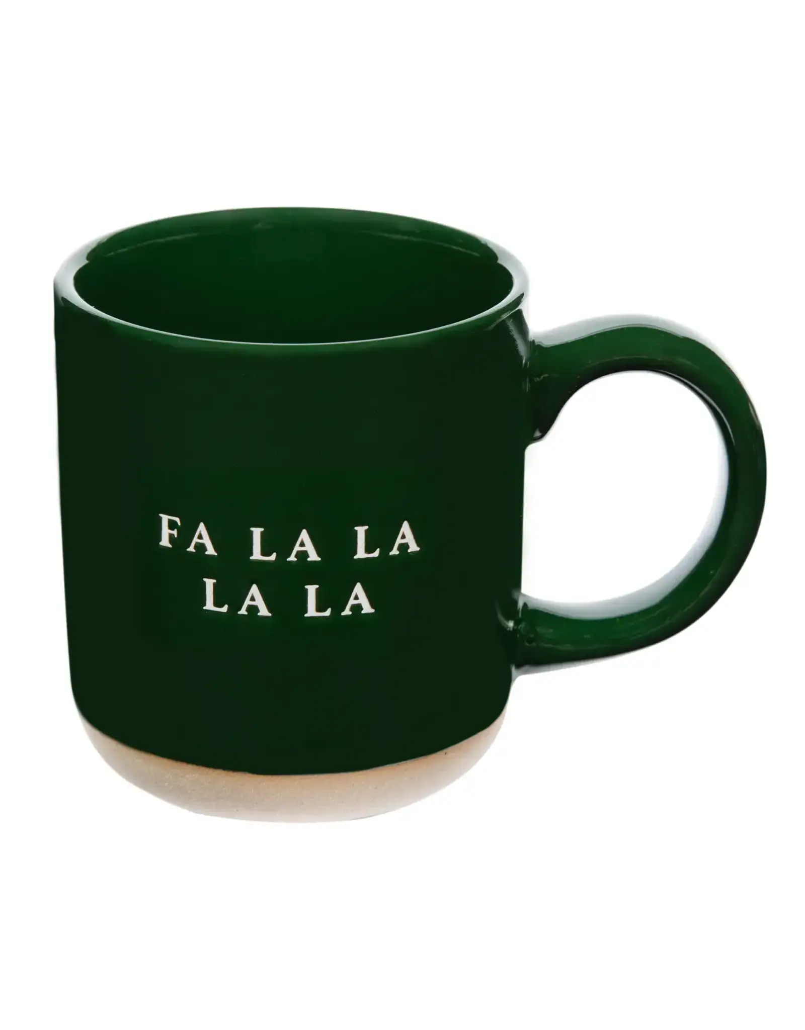 Fa La La Stoneware Coffee Mug