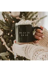 Fa La La Stoneware Coffee Mug