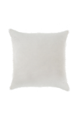 Lina Linen Pillow, White 20x20