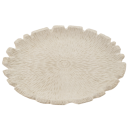 Coral Paper Mache Tray