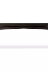 Matthes Oak Console Table in Smoked Black-79"