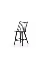Lewis Windsor Counter Stool in Black Oak