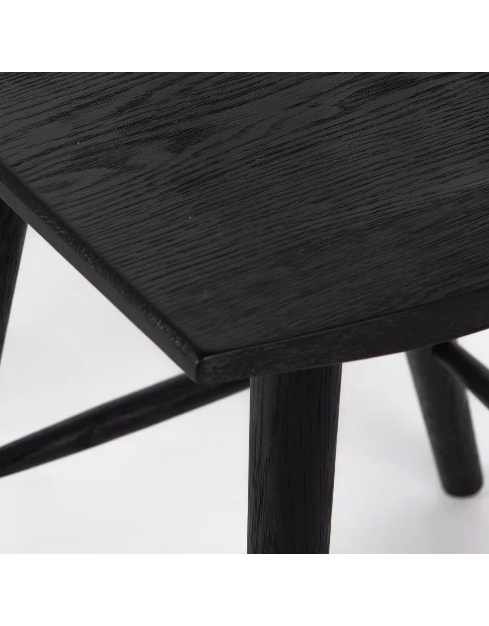 Lewis Windsor Counter Stool in Black Oak