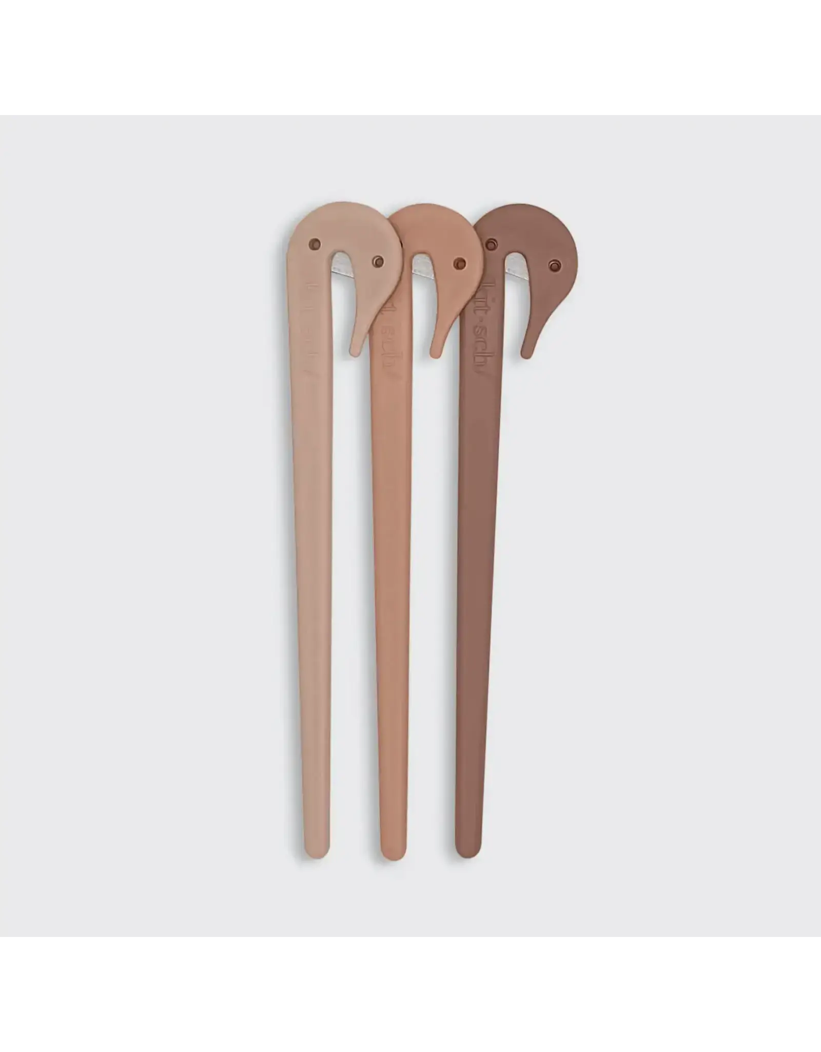Eco-Friendly Elastic Cutters 3pc Set - Multi-Coloured