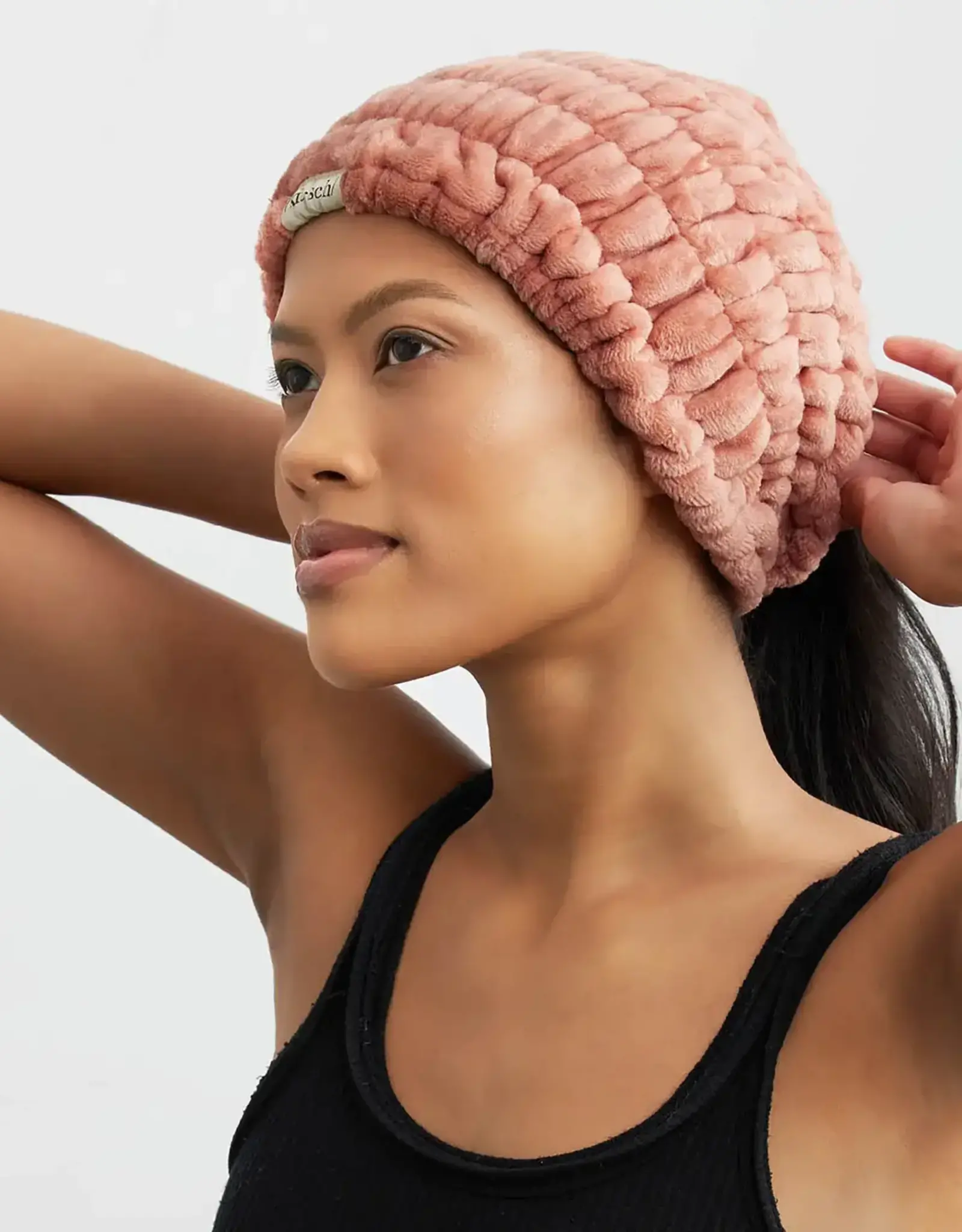 Extra Wide Spa Headband - Dusty Rose