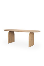 Isla Oval Dining Table, 86.5" x 39"