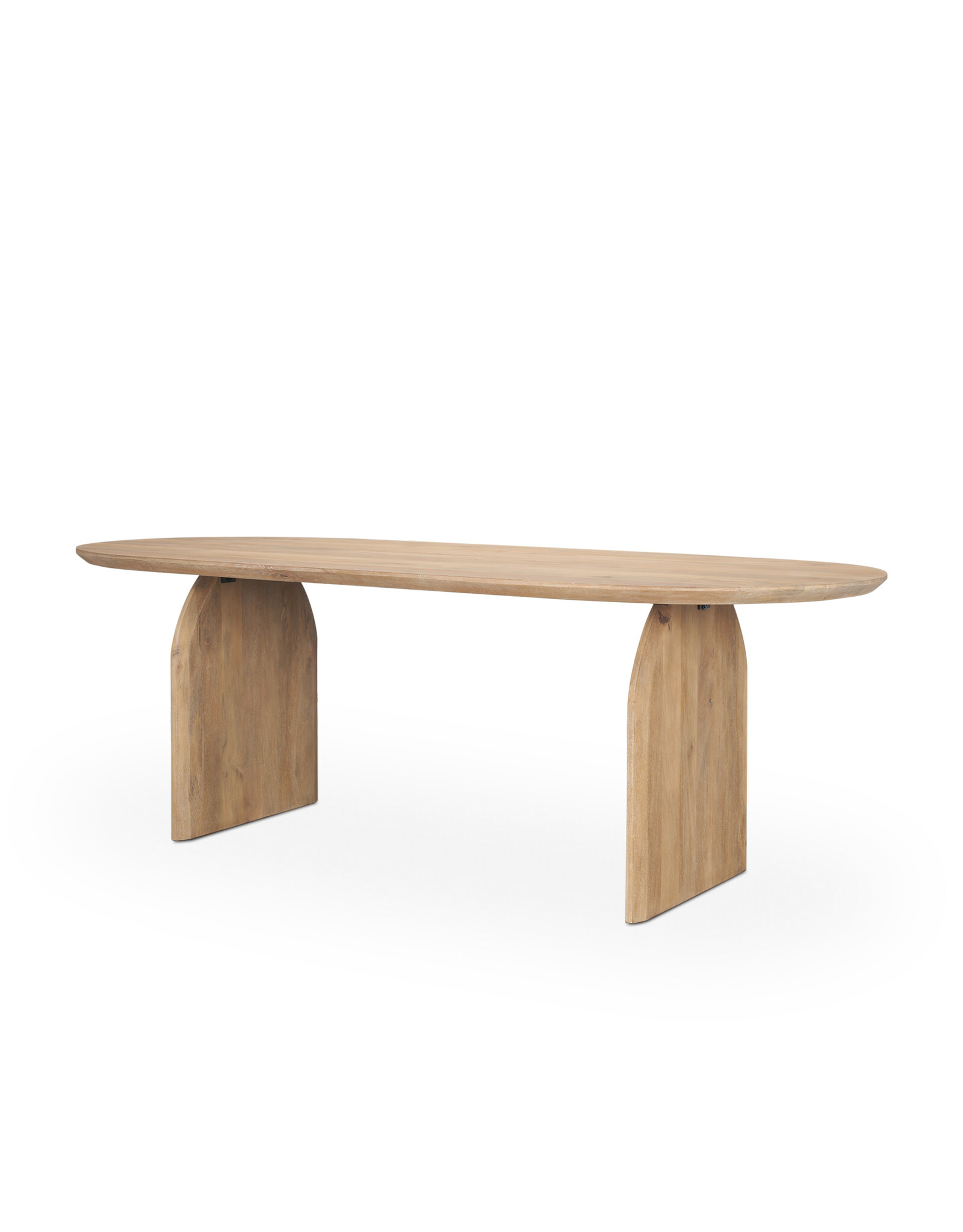 Isla Oval Dining Table, 86.5" x 39"