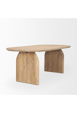 Isla Oval Dining Table, 86.5" x 39"