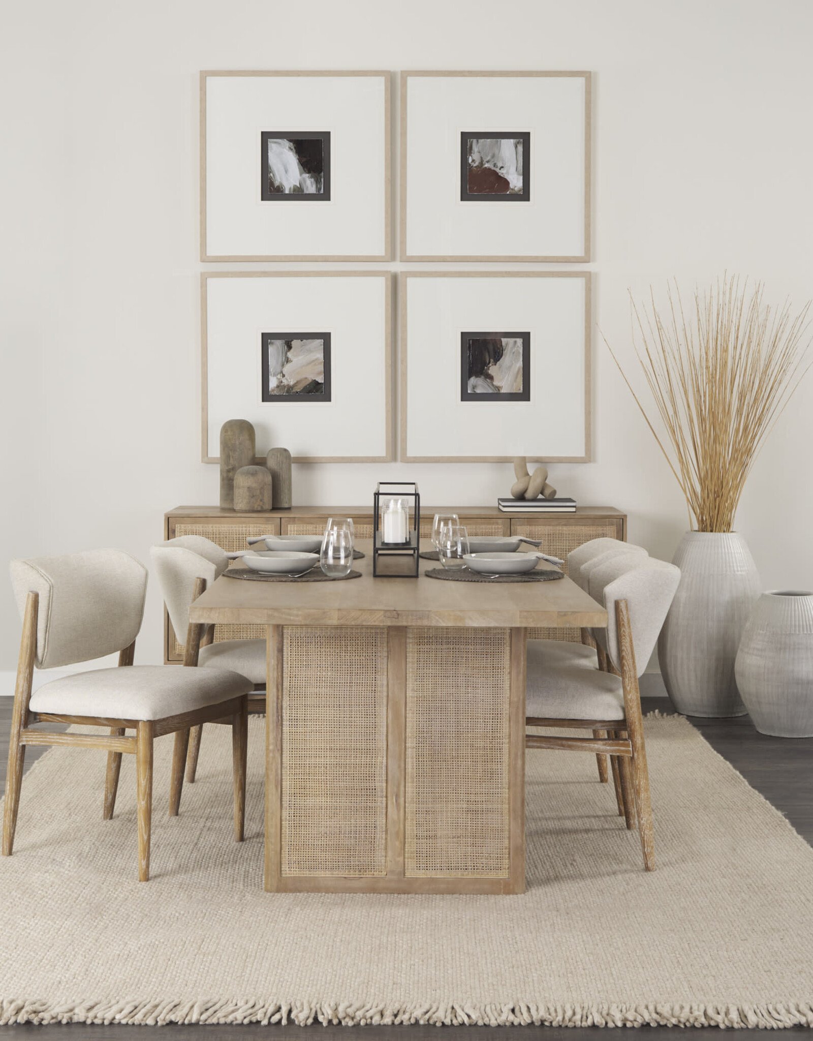 Grier Dining Table in Light Brown